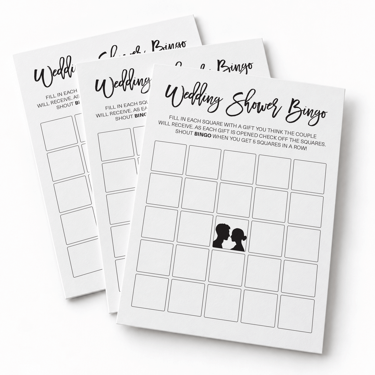 Wedding Shower Bingo - Wedding Shower Game