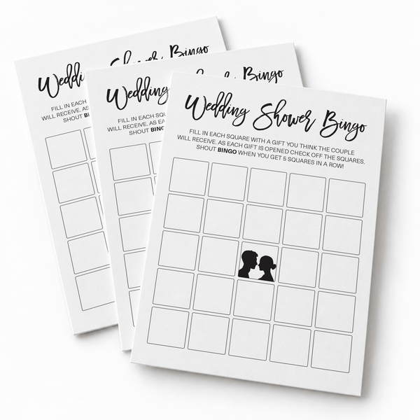 Wedding Shower Bingo - Wedding Shower Game