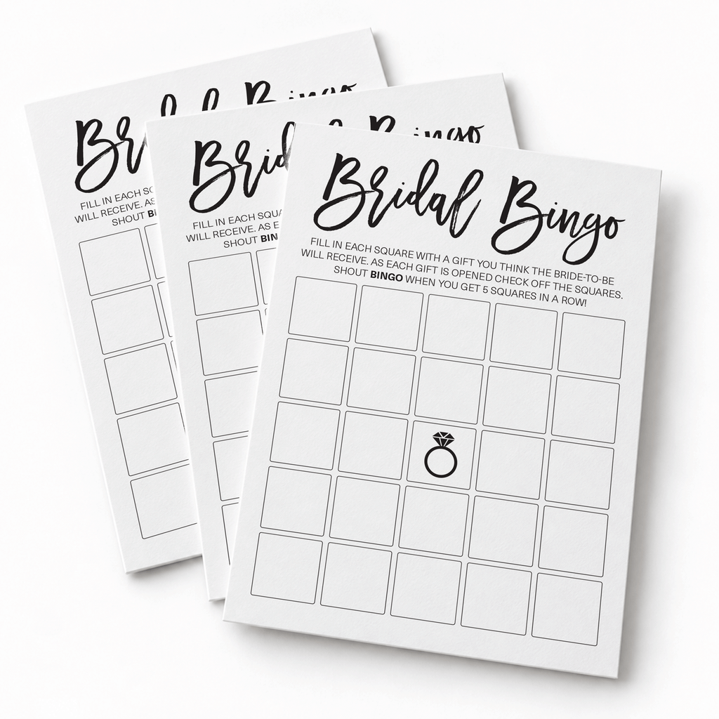 Bridal Bingo Bridal Shower Game