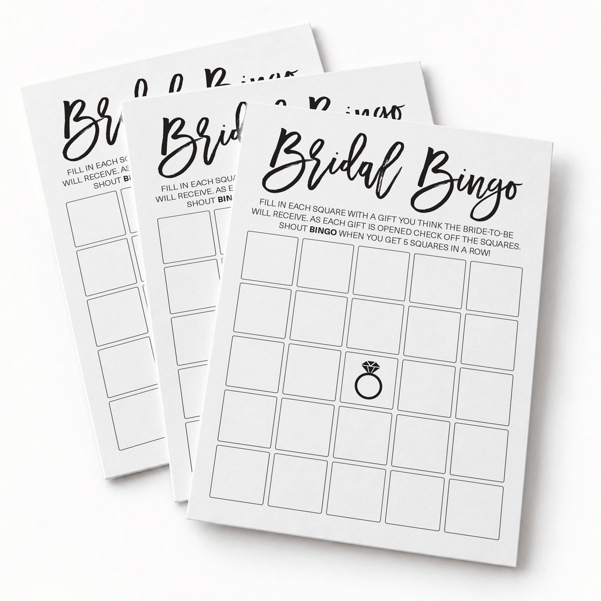 Bridal Bingo Bridal Shower Game