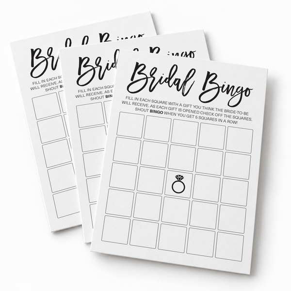 Bridal Bingo Bridal Shower Game