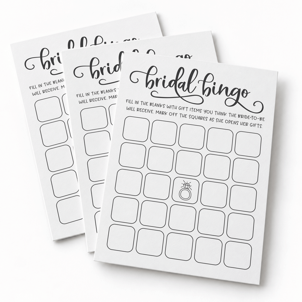Bridal Bingo Bridal Shower Game