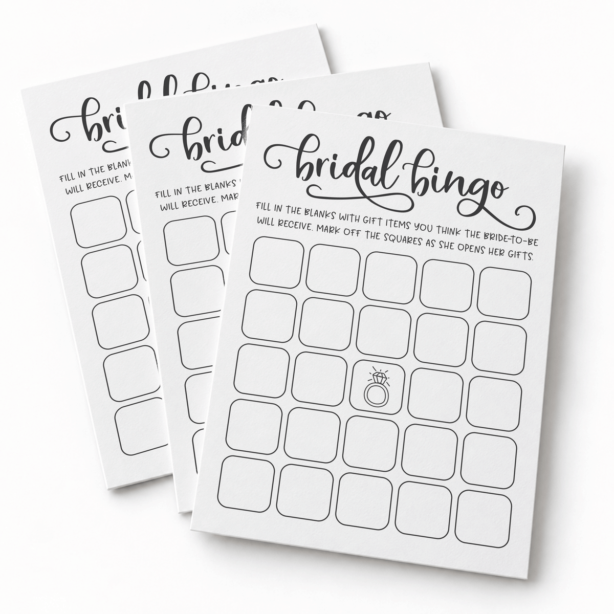 Bridal Bingo Bridal Shower Game