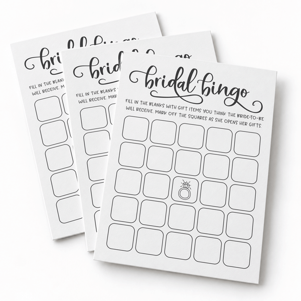 Bridal Bingo Bridal Shower Game