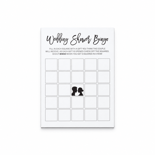 Wedding Shower Bingo - Wedding Shower Game