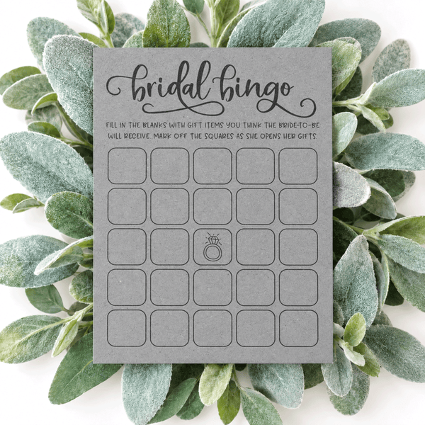 Bridal Bingo Bridal Shower Game