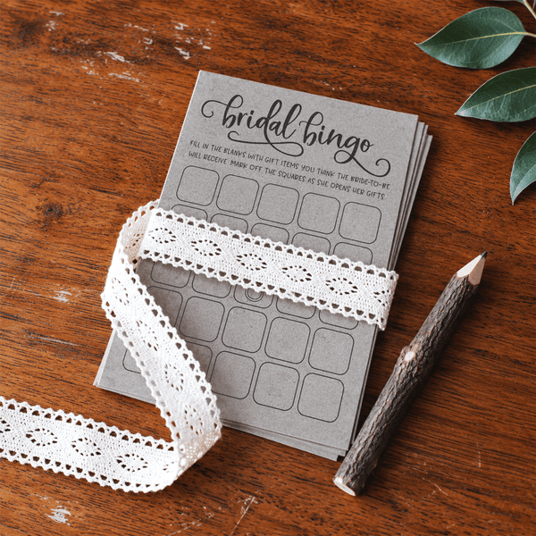 Bridal Bingo Bridal Shower Game