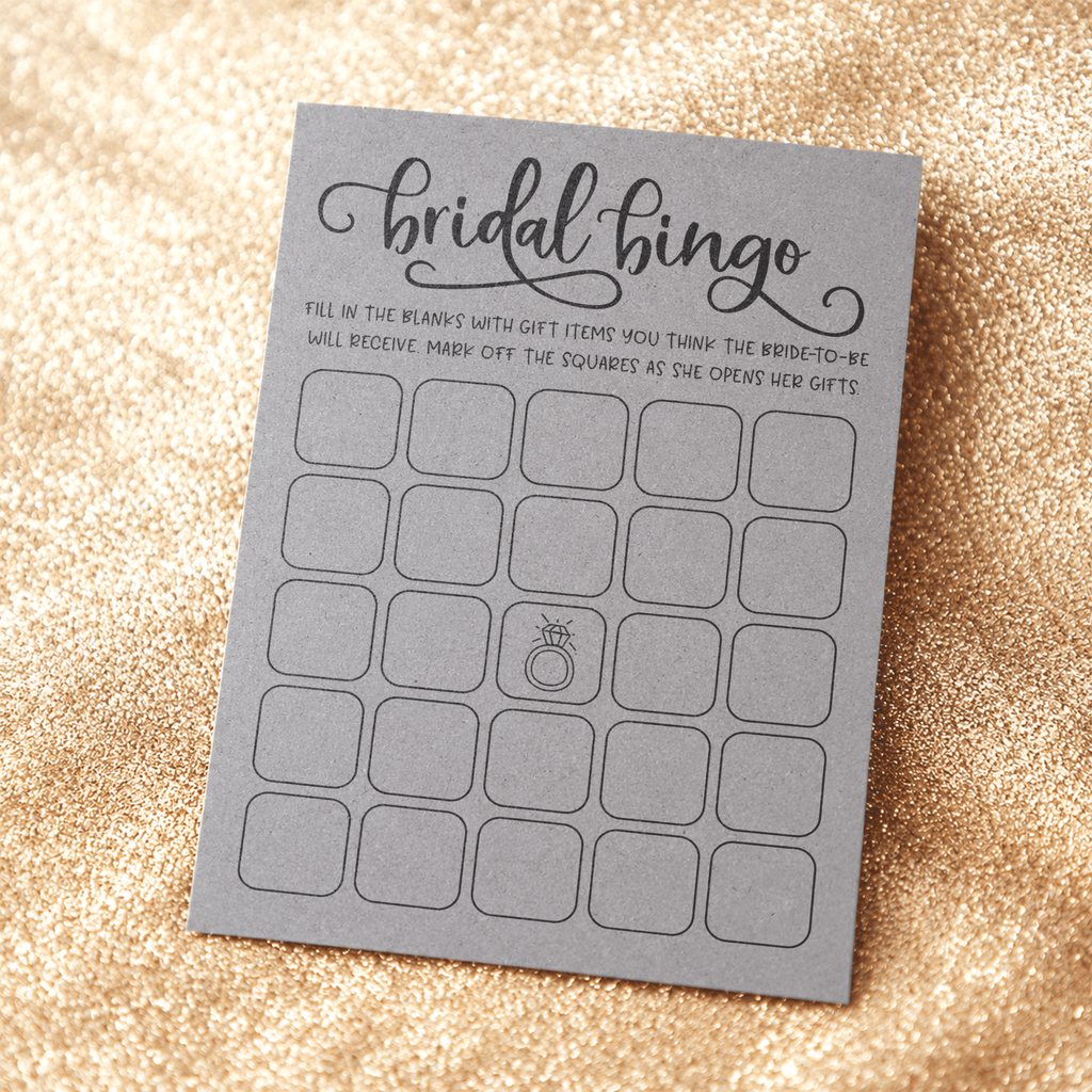 Bridal Bingo Bridal Shower Game