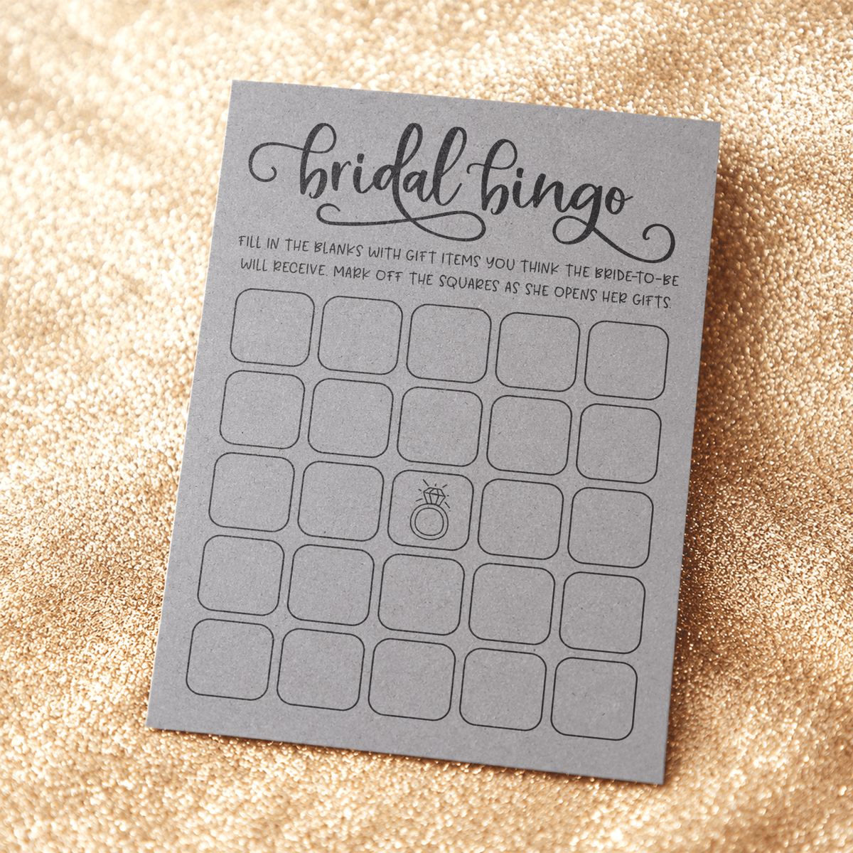 Bridal Bingo Bridal Shower Game
