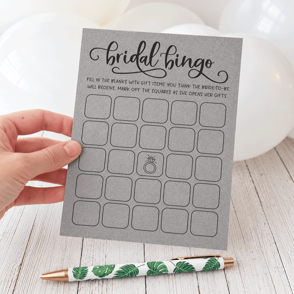 Bridal Bingo Bridal Shower Game