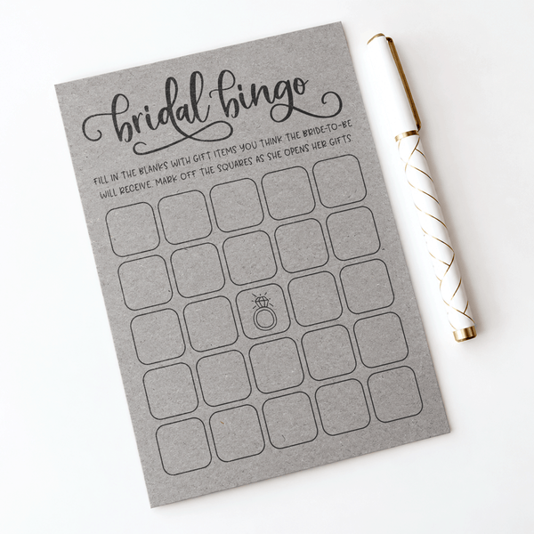 Bridal Bingo Bridal Shower Game