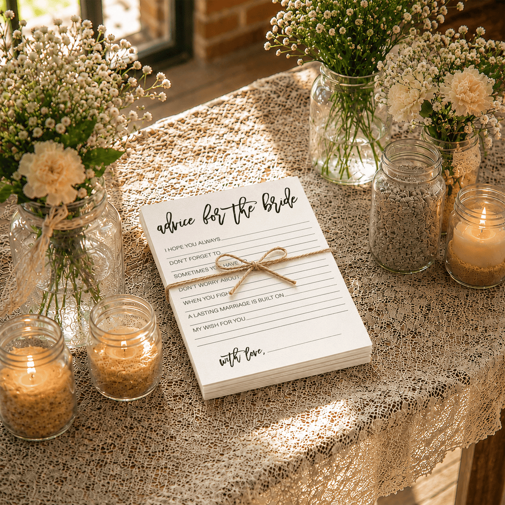 Advice for the Bride Bridal Shower Activity