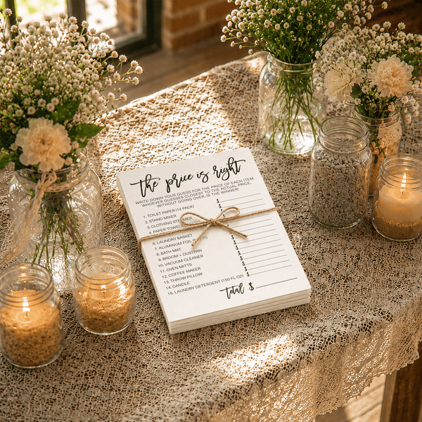 The Price Is Right Bridal Shower Game