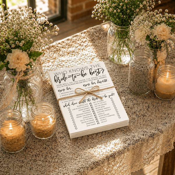 Who Knows The Bride-To-Be Best Bridal Shower Game