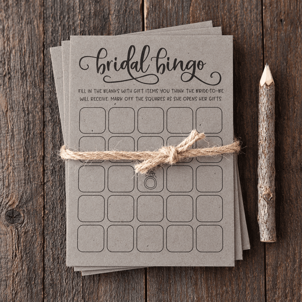 Bridal Bingo Bridal Shower Game