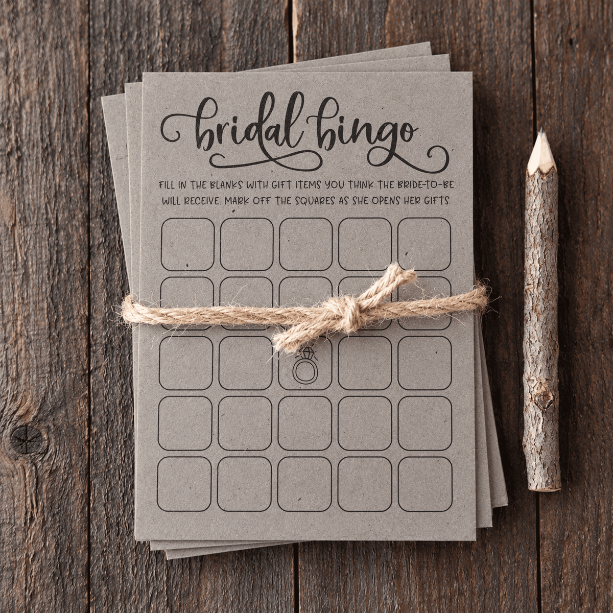 Bridal Bingo Bridal Shower Game