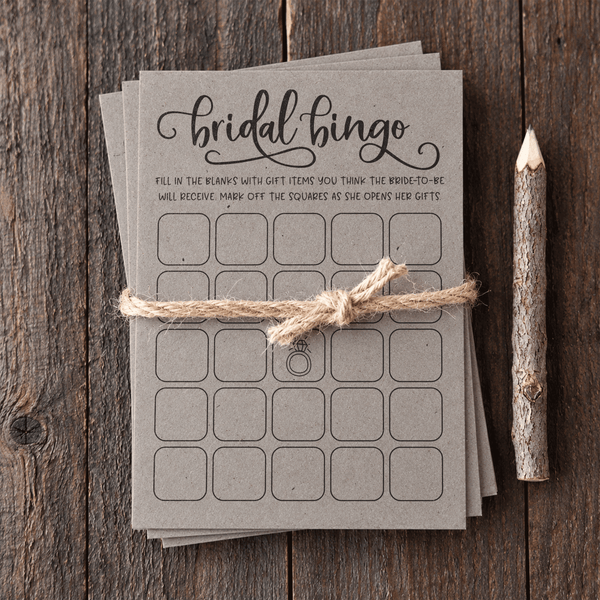 Bridal Bingo Bridal Shower Game