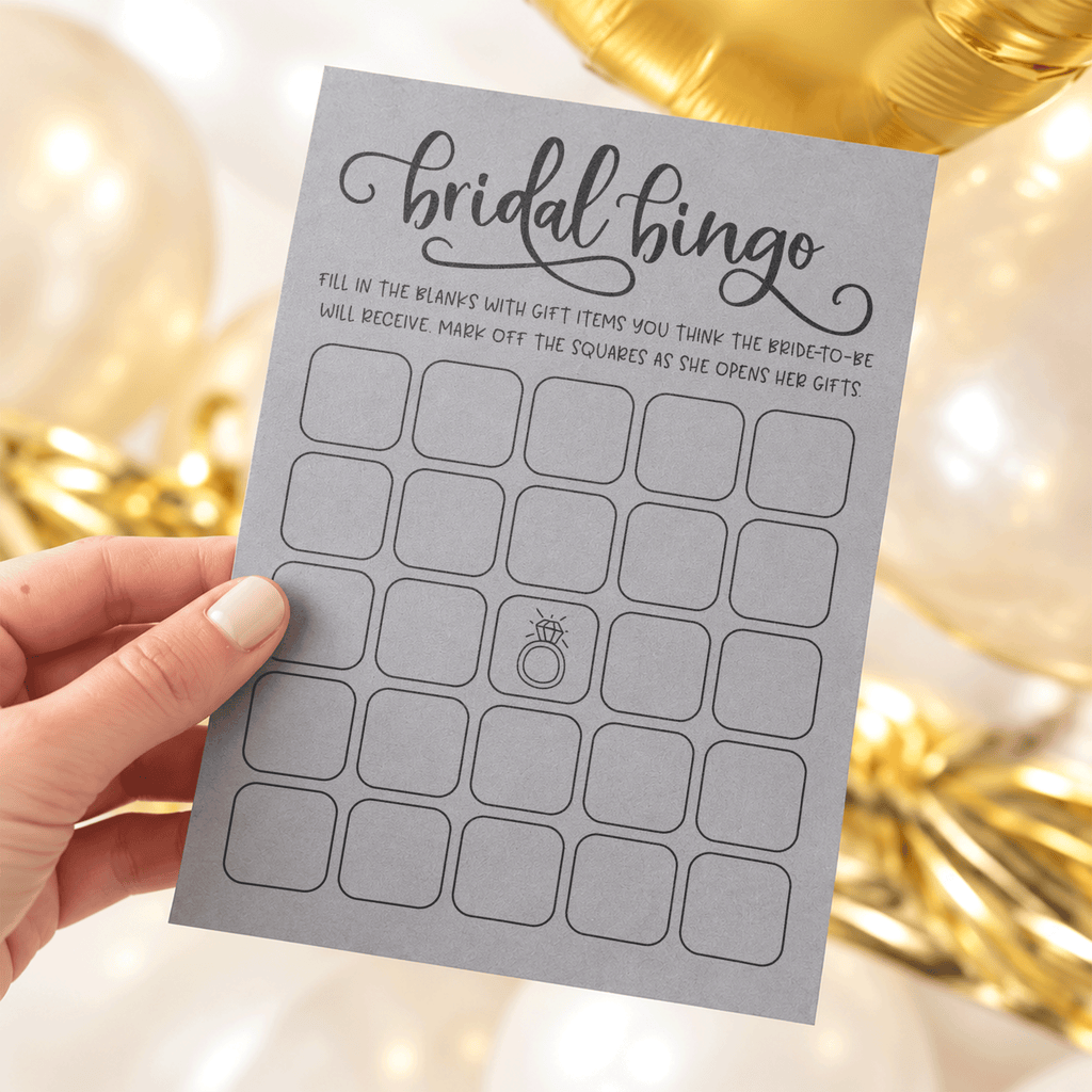 Bridal Bingo Bridal Shower Game