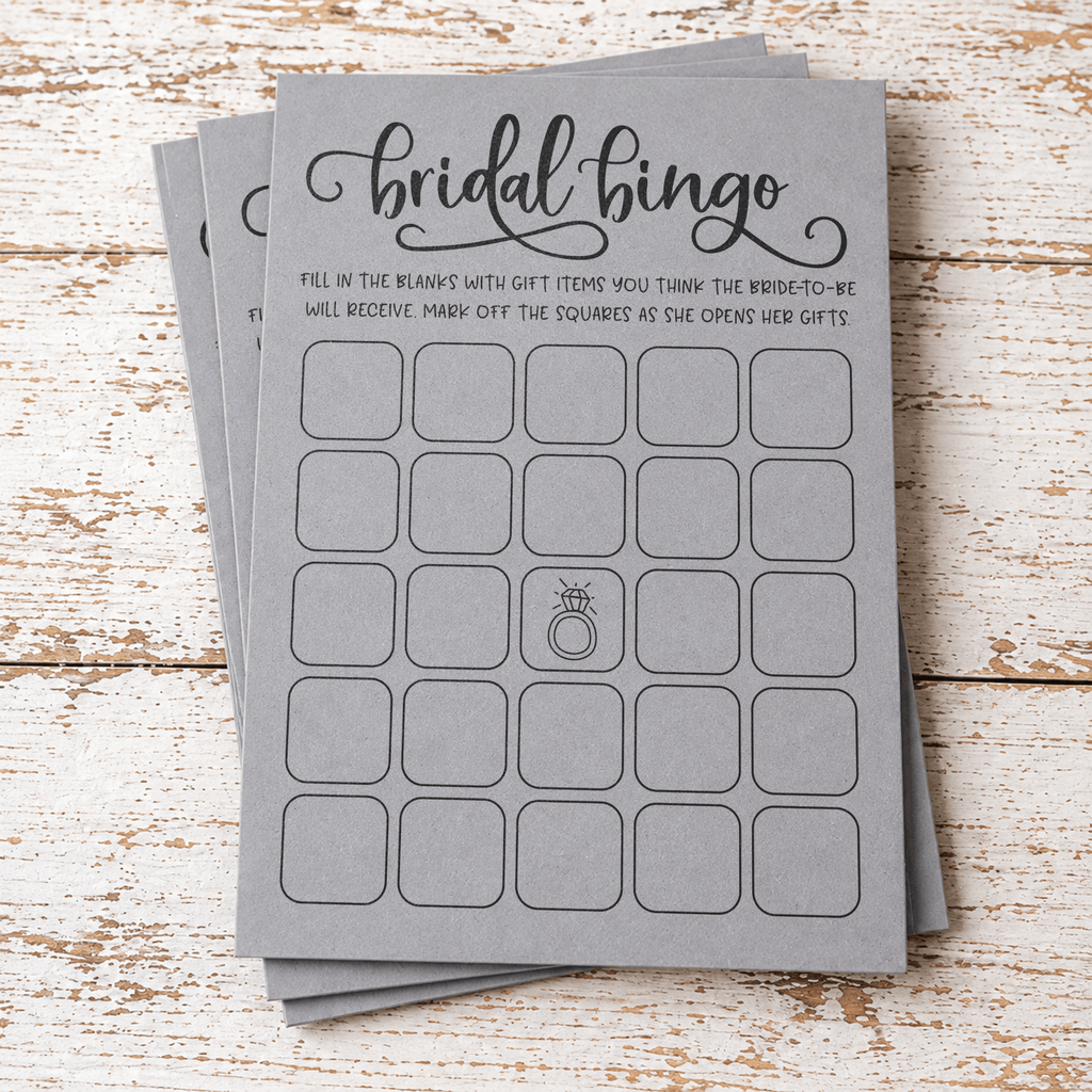 Bridal Bingo Bridal Shower Game