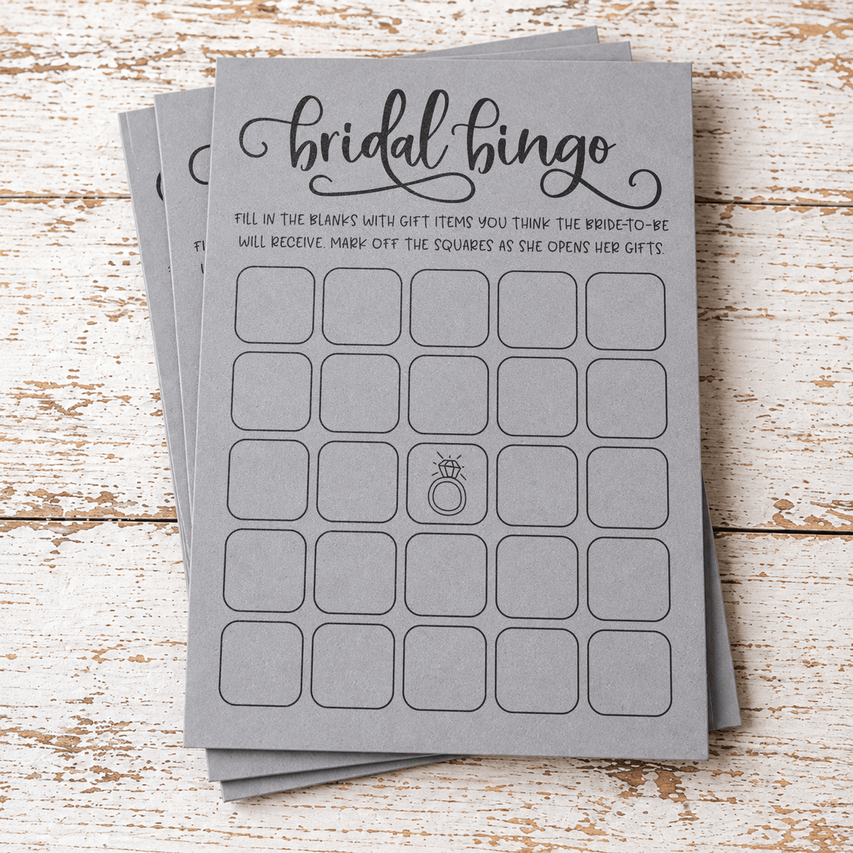 Bridal Bingo Bridal Shower Game