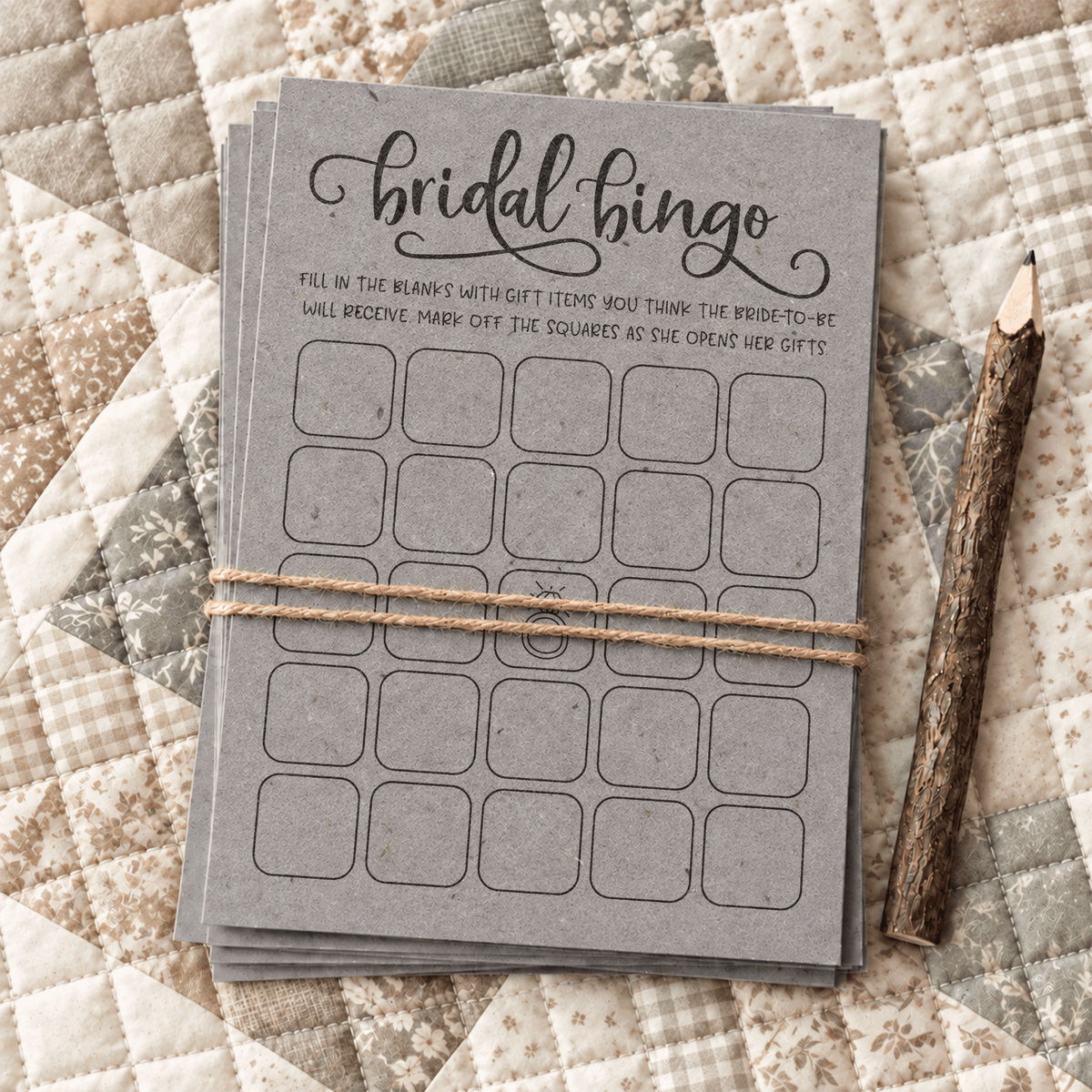 Bridal Bingo Bridal Shower Game