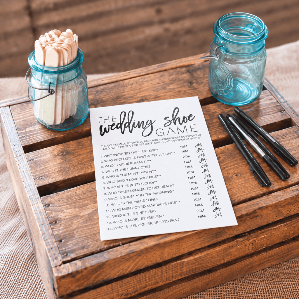 Wedding Shoe Bridal Shower Game