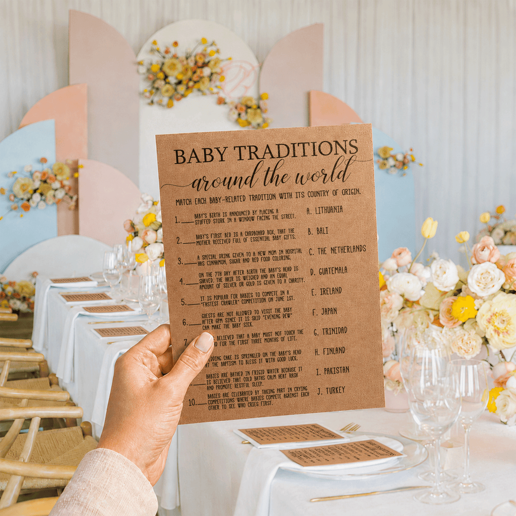 Baby Traditions Baby Shower Game