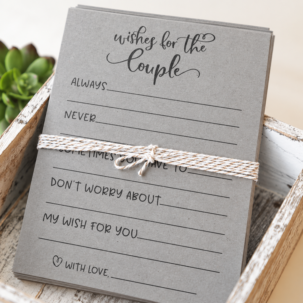 Wishes for the Couple - Bridal Shower Activity