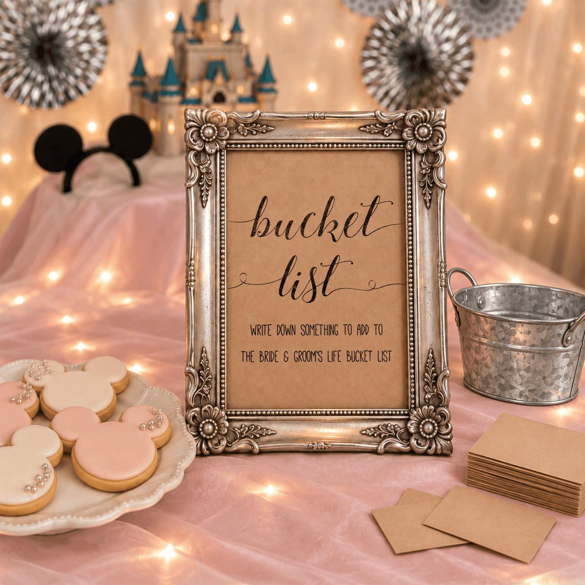 Bucket List Bridal Shower Activity