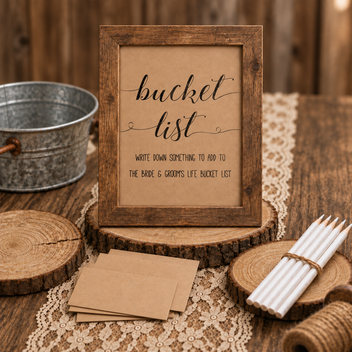 Bucket List Bridal Shower Activity