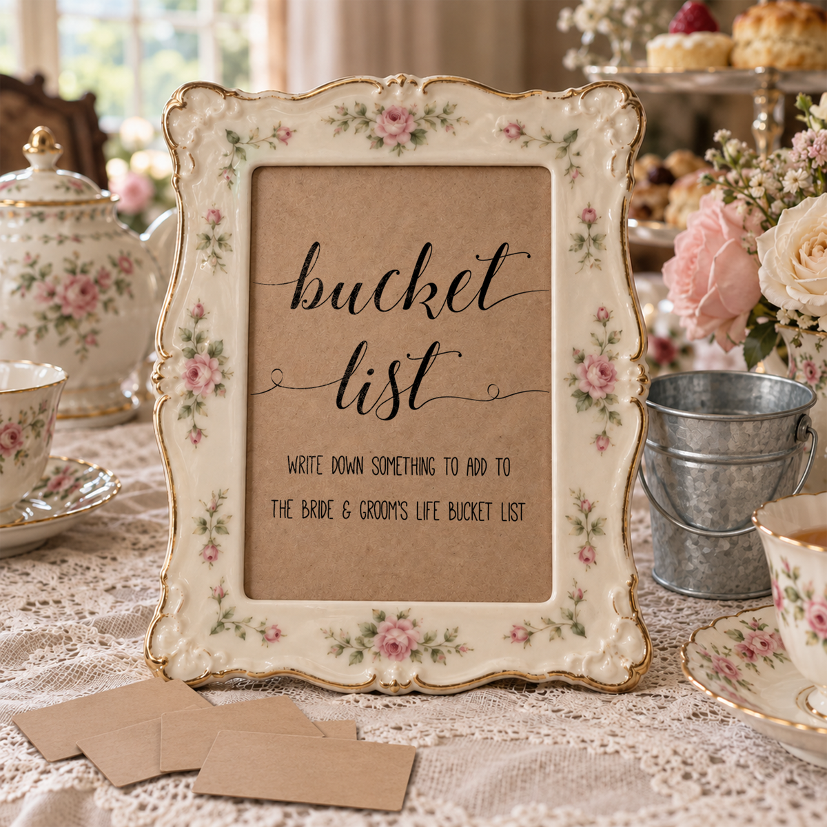 Bucket List Bridal Shower Activity