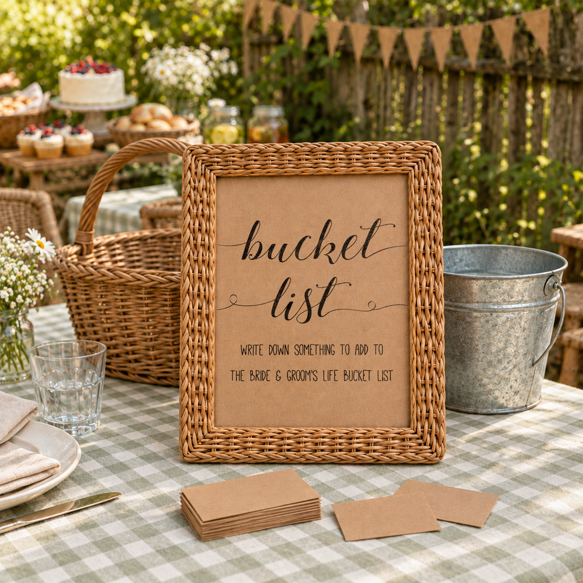 Bucket List Bridal Shower Activity