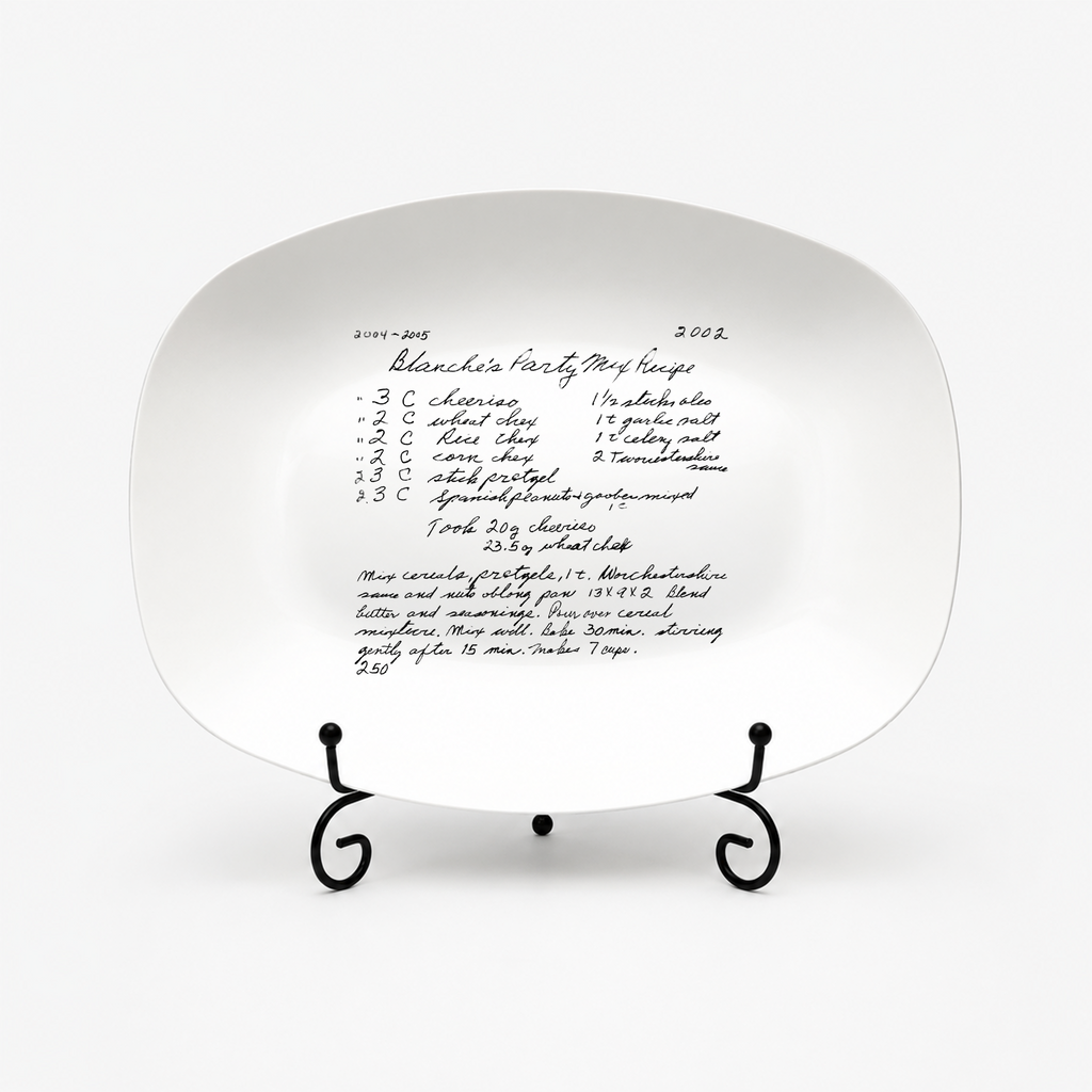 Handwriting Platter