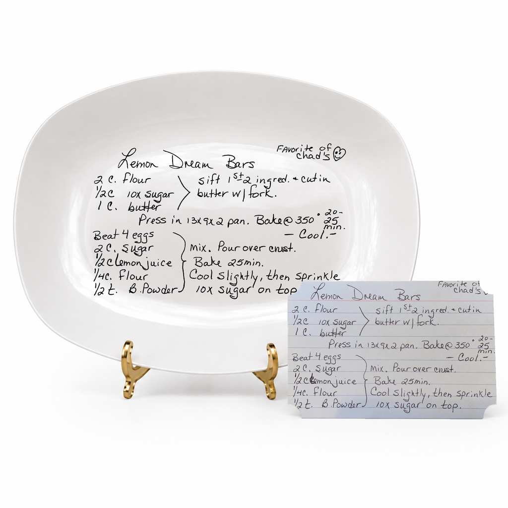 Handwriting Platter