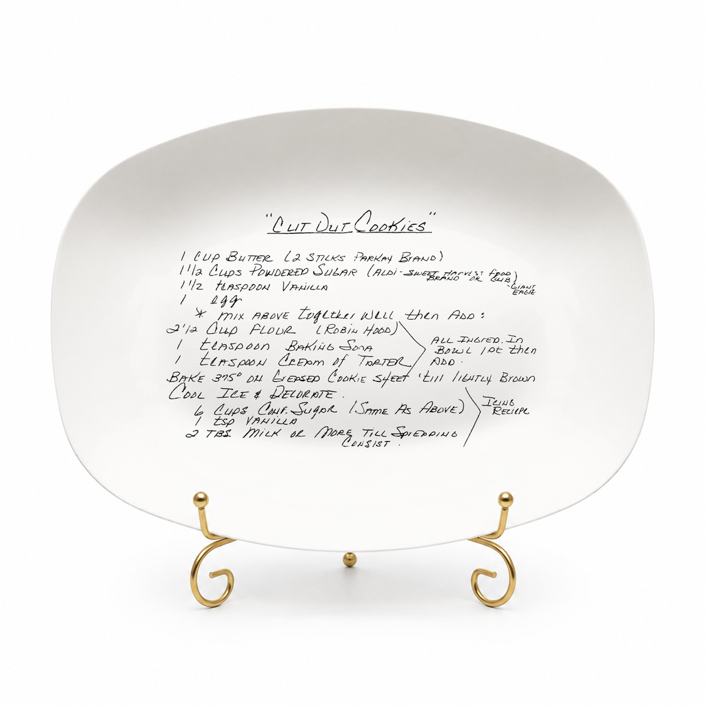 Handwriting Platter