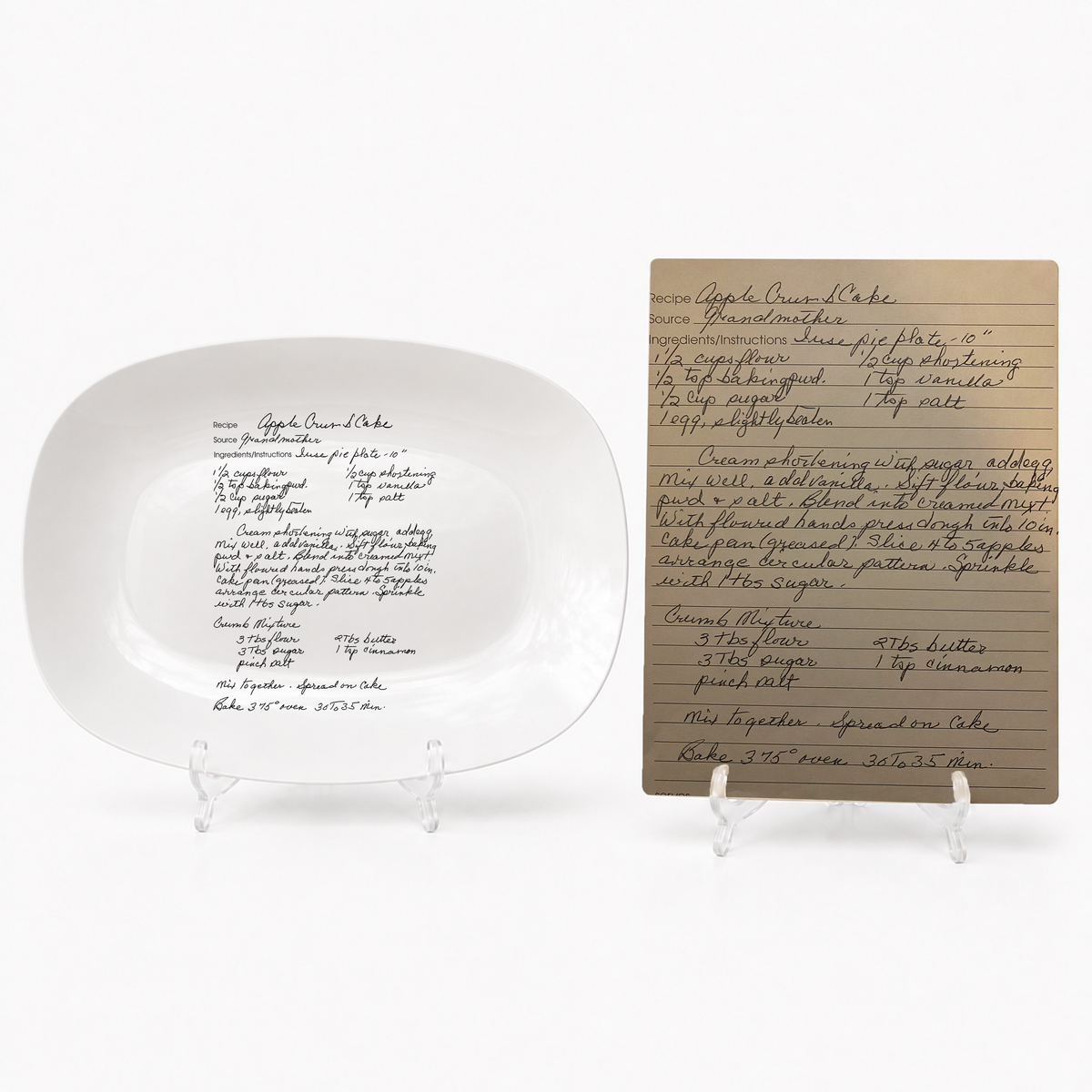 Handwriting Platter