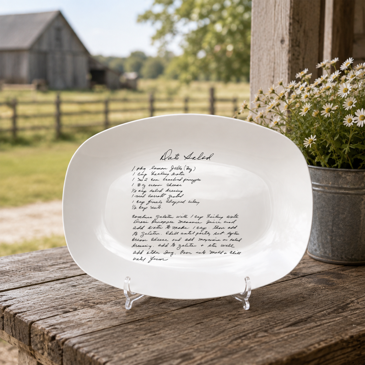 Handwriting Platter