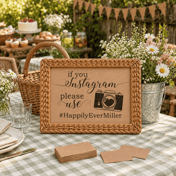 Instagram Hashtag Bridal Shower Sign