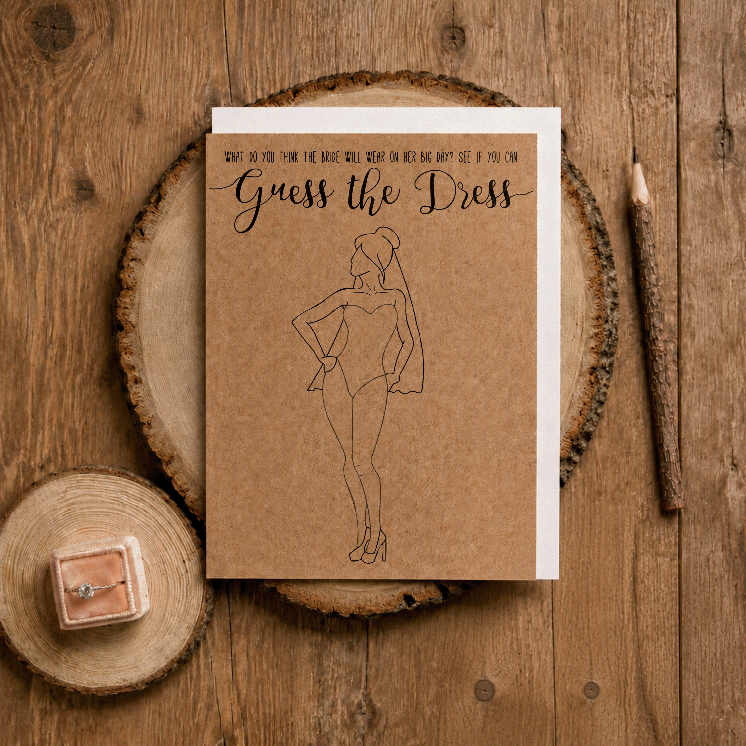 Guess the Dress Bridal Shower Game Secondary image