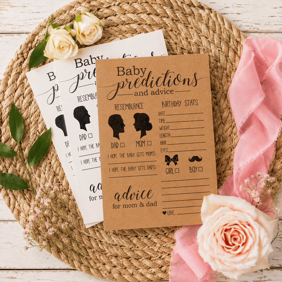 Baby Predictions Baby Shower Activity