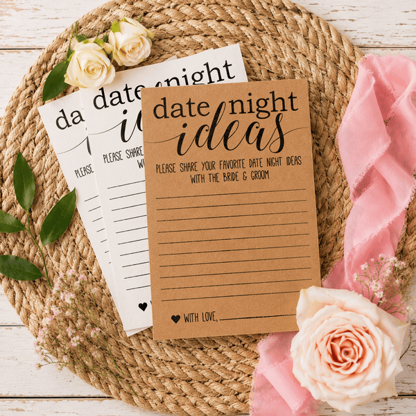 Date Night Ideas Bridal Shower Activity