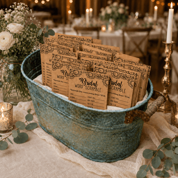 Bridal Word Scramble Bridal Shower Game