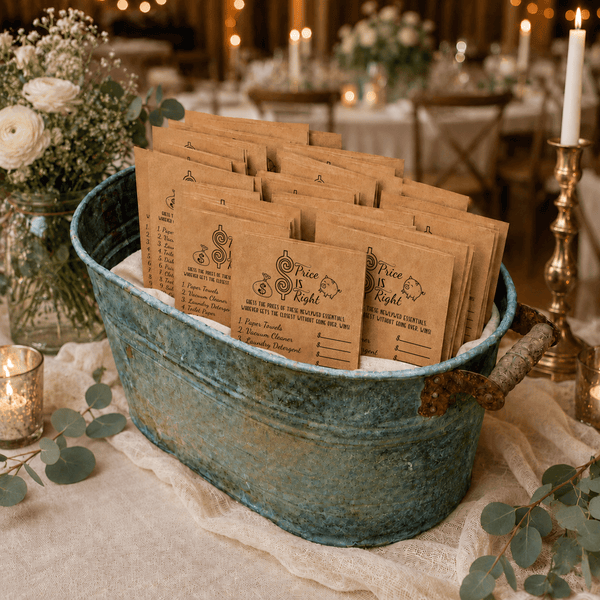 The Price Is Right Bridal Shower Game