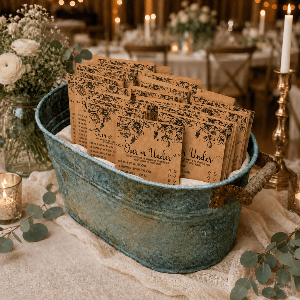 Over or Under Bridal Shower Game