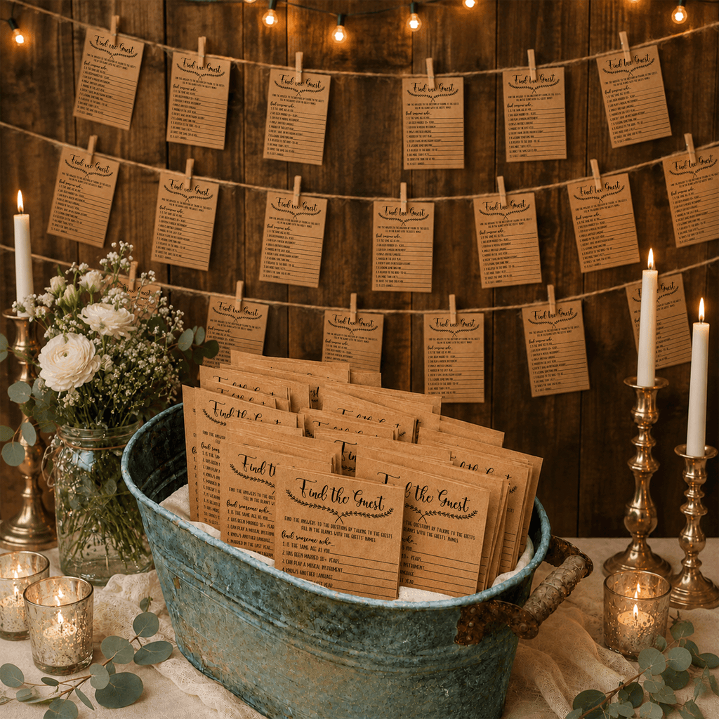 Find The Guest Bridal Shower Game