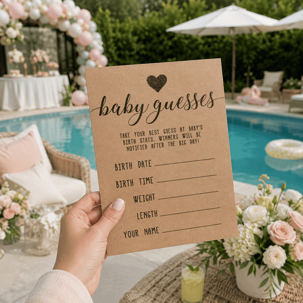 Baby Guesses Baby Shower Activity