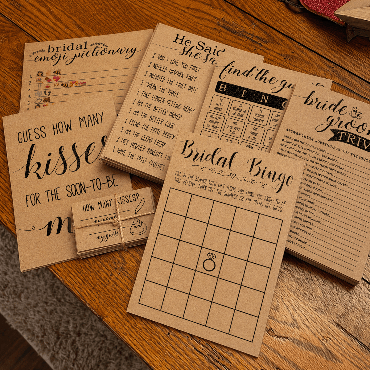 Bridal Bingo Bridal Shower Game