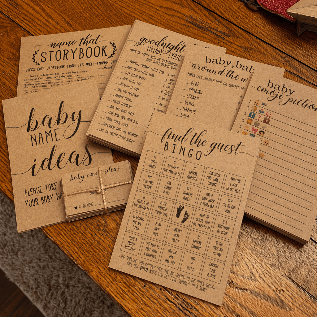 Find The Guest Bingo Baby Shower Game