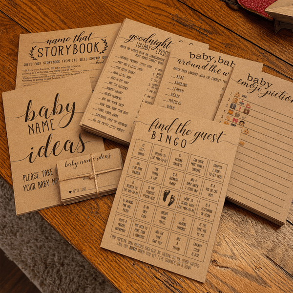 Find The Guest Bingo Baby Shower Game