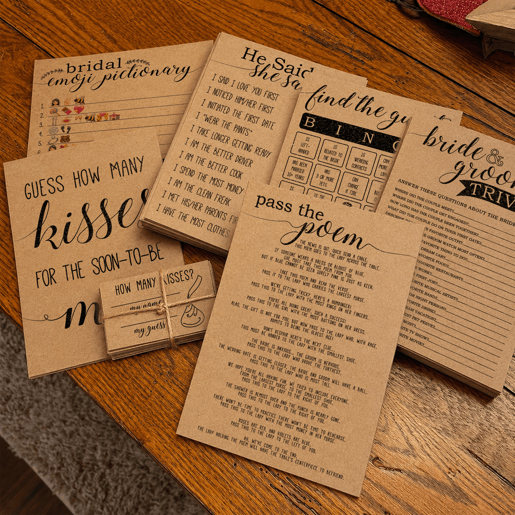 Pass The Poem Bridal Shower Game